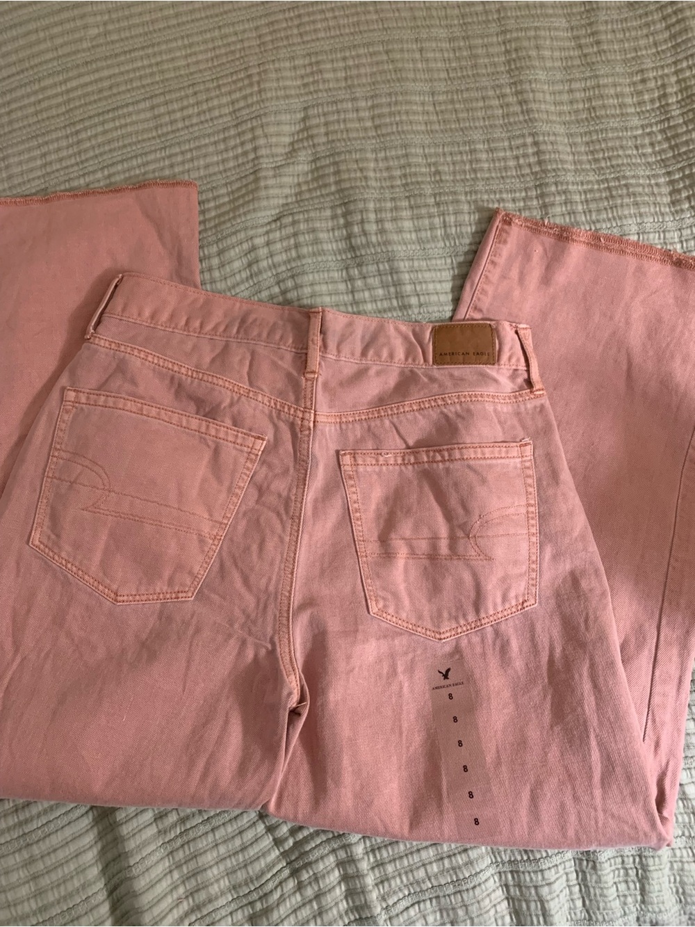 American Eagle Outfitters Dusty Pink Jeans - Picture 6 of 7